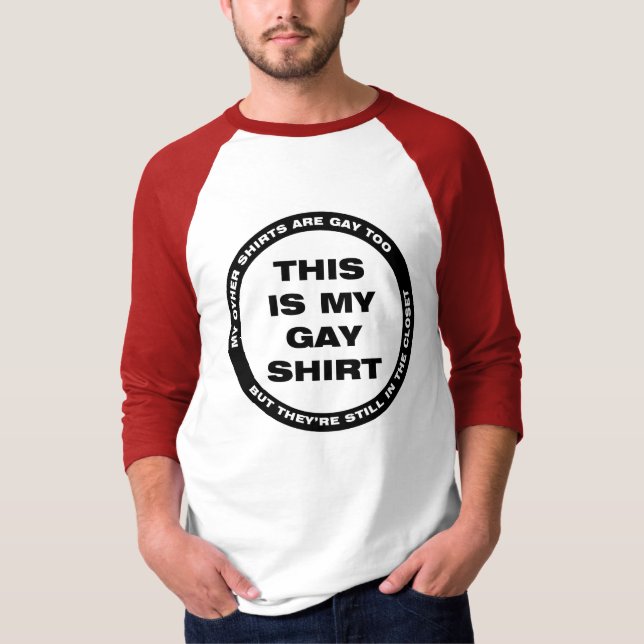 T-shirt votre chemise gaie (Devant)