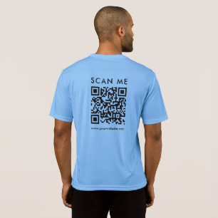 T-shirt Votre code QR d'entreprise scannez-moi recto verso