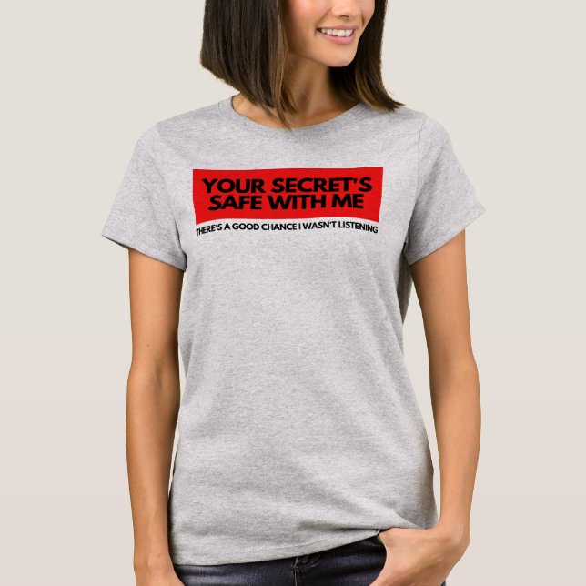 T-SHIRT VOTRE COFFRE SECRET AVEC MOI (Devant)