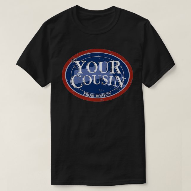 T-shirt Votre Cousin De Boston Premium  (Design devant)