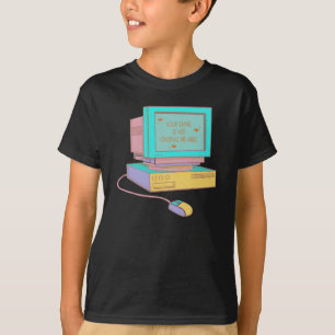 T-shirt Votre e-mail ne me trouve pas bien drôle Rétro
