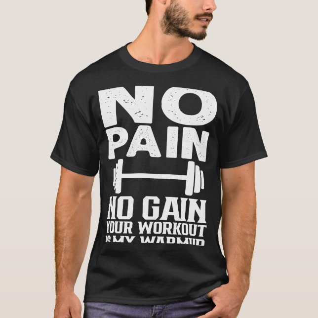 T-shirt Votre Entraînement Est Mon Warmup Sports Fitness B (Devant)