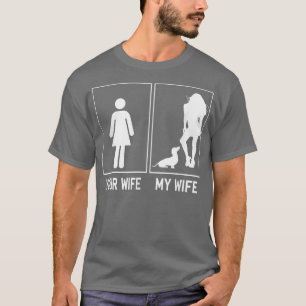 T-shirt Votre Femme Ma Femme Dachshund Drôle Drôle Pour Le