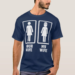 T-shirt Votre Femme Ma Femme Soudaine Fier Soudain T Chemi