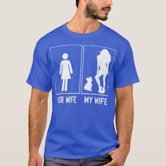 T-shirt Votre Femme Ma Femme Yorkie Dons Drôle Pour Le Mar