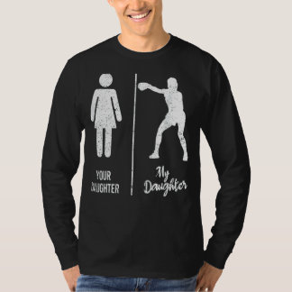 T-shirt Votre fille Ma fille Boxer Parents Boxer Gras