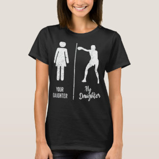 T-shirt Votre fille Ma fille Boxer Parents Boxer Gras