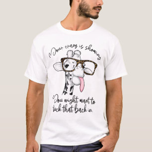 T-shirt Votre Fou Montre TShirt, Lunettes de Giraffe