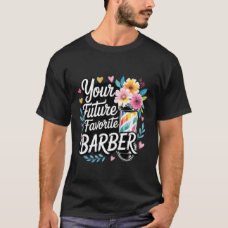 T-shirt Votre futur coiffeur expert en coupe de barbier pr