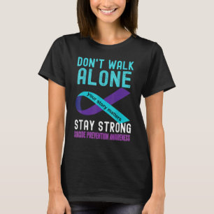T-shirt Votre histoire compte Prévention du suicide Turquo