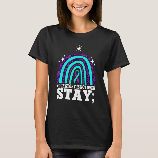T-shirt Votre histoire n'est pas terminée Prévention Suici (Devant)