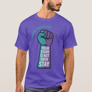 T-shirt Votre histoire n'est pas terminée - Soutien en san