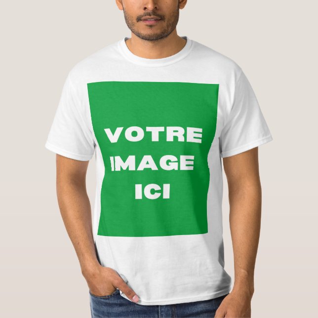 T-Shirt - Votre image ici - (Devant)