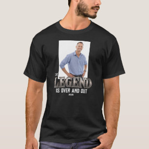 T-shirt Votre légende photo Retraite