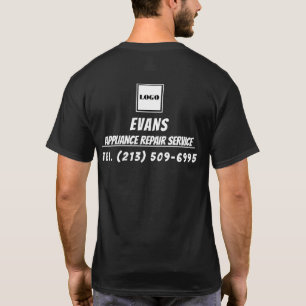 T-shirt Votre Logo Ici Entreprise Promotionné Uniforme T-