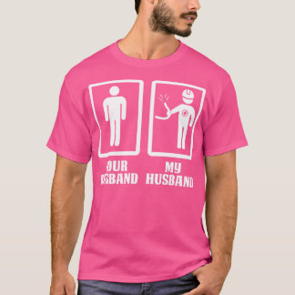 T-shirt Votre Mari Mon Mari Électricien Fier Électrique