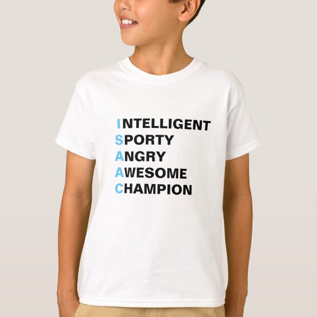 T-shirt Votre nom Acronyme Chemise (Devant)