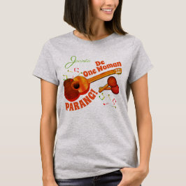 T-shirt (Votre nom est facultatif) Une femme Parang