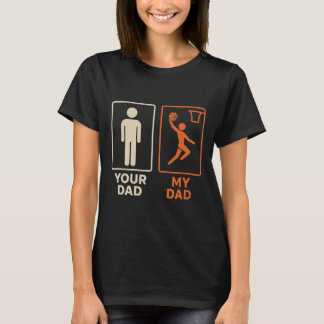 T-shirt Votre papa mon papa Sketll dunk fille fils Fête de