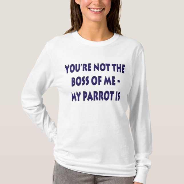 T-shirt Votre pas le patron de moi ......... (Devant)