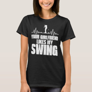 T-shirt Votre Petite Aime Mon Golf De Swing Pour Hommes En