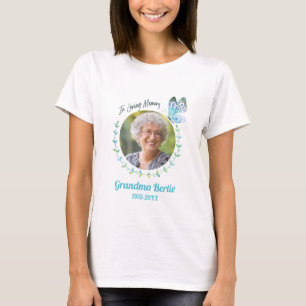T-shirt Votre Photo En Mémoire Amoureuse Remberance Élé
