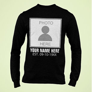 T-shirt Votre photo ici Nom et âge