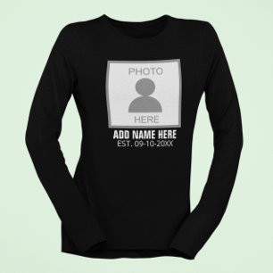 T-shirt Votre photo ici Nom et âge