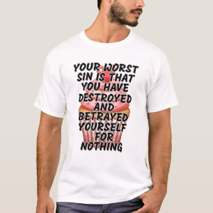 T-shirt Votre pire péché