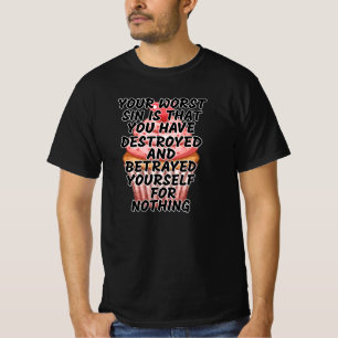 T-shirt Votre pire péché