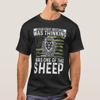 T-shirt Votre première erreur a été de penser que j'étais