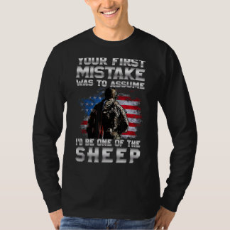 T-shirt Votre première erreur a été de supposer que je ser