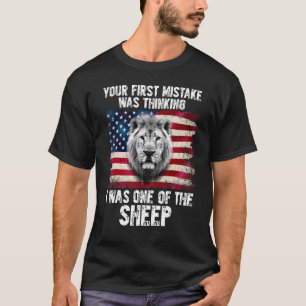 T-shirt Votre Première Erreur Était De Penser Que J'Étais 