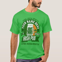 Votre propre logo de pub irlandais Jour de la Sain
