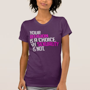 T-shirt Votre religion est un choix