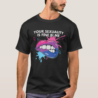 T-shirt Votre Sexualité Est Belle Bisexualité Bisexuelle B