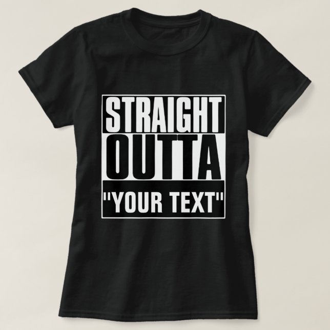T-SHIRT "VOTRE TEXTE" (Design devant)