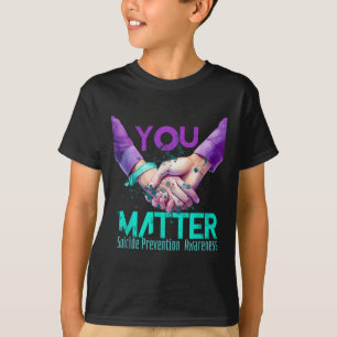 T-shirt Votre vie choisissez de continuer Prévention du su