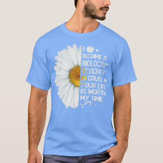 T-shirt Votre vie vaut le coup de mon temps ENSEIGNANT EN