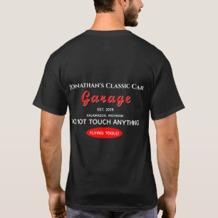 T-shirt Votre voiture de maison Garage Mécanique
