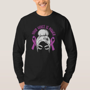 T-shirt Votre Voix Est Le Pouvoir Arrêter La Violence Dome