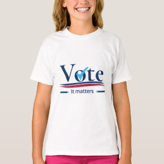 T-shirt Votre vote compte