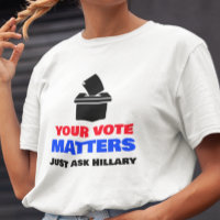 Votre vote compte demander à Hillary