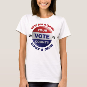 T-shirt Votre vote compte une citation politique amusante 