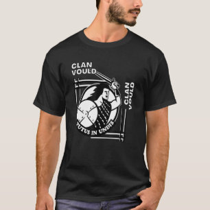 T-shirt Vould Clan Gaelic Motto Swordsman