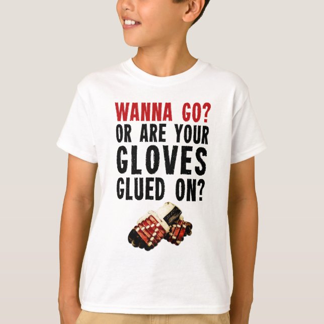 T-shirt Voulez aller ? Autorité d'hockey (Devant)