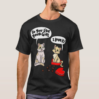T-shirt Vous Aimez Kitten Lover Cute Cat Maman Valentines 
