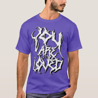 T-shirt Vous aimez la mort métal police message positif