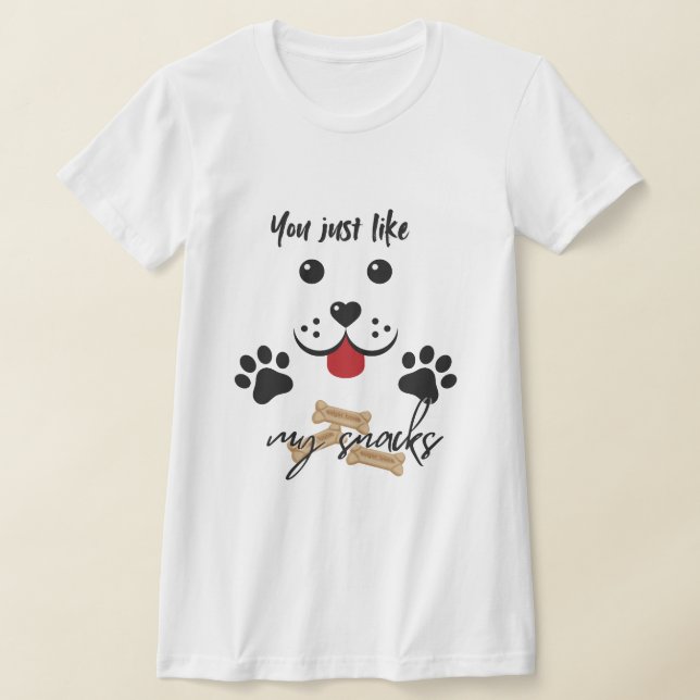 T-shirt Vous aimez mes snacks (Poser)