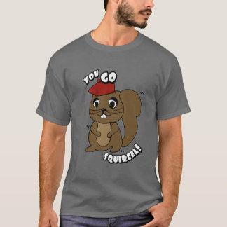 T-shirt Vous allez la pièce en t des hommes d'écureuil